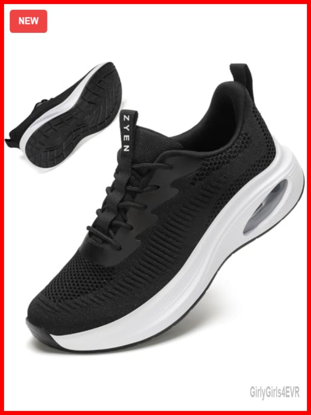 Wide Toe Box Women's Road Running Shoes Breathable Mesh Air Cushion Athletic
